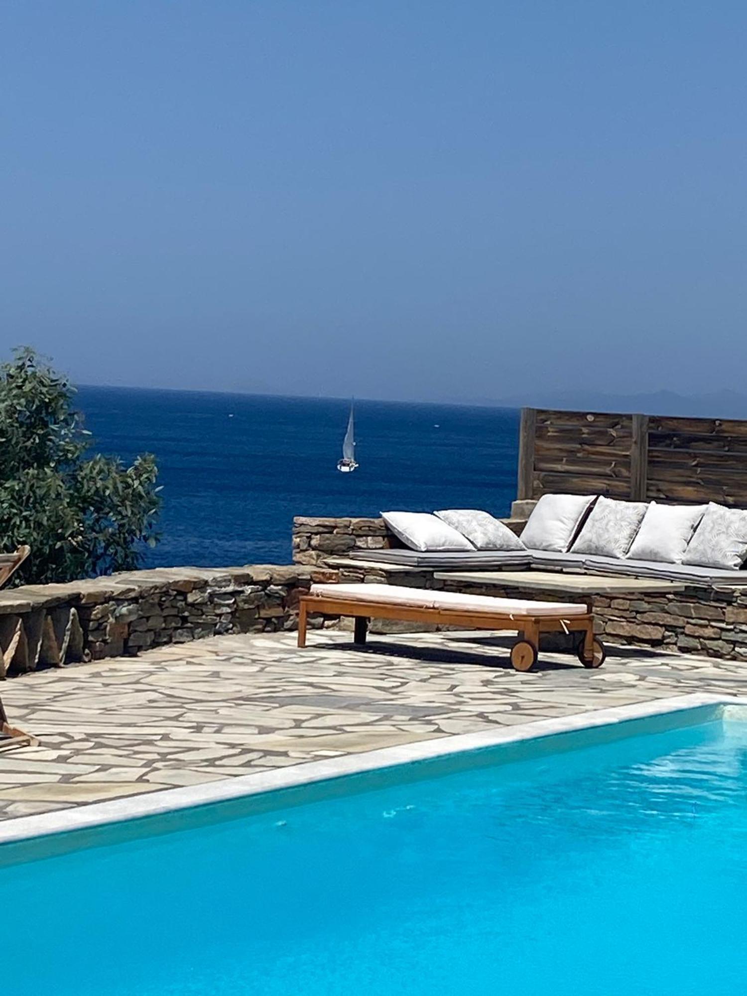 Sunset Villa With Swimming Pool At Tzia Ligia  Dış mekan fotoğraf